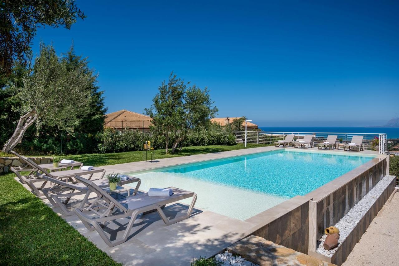 Villa Maria Con Piscina E Vista Mare Кастелламмаре-дель-Гольфо Екстер'єр фото